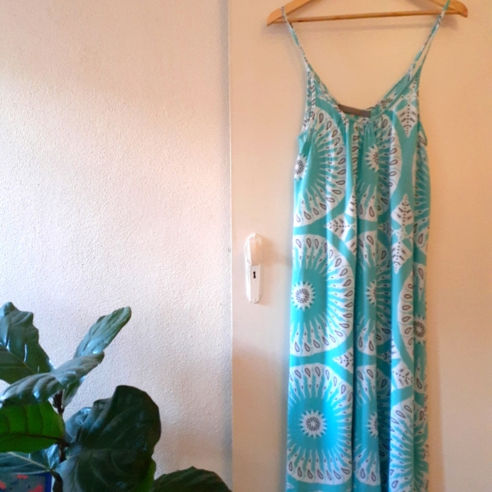 Size 12 adjustable strap sundress hilo hem - Picture 1 of 4